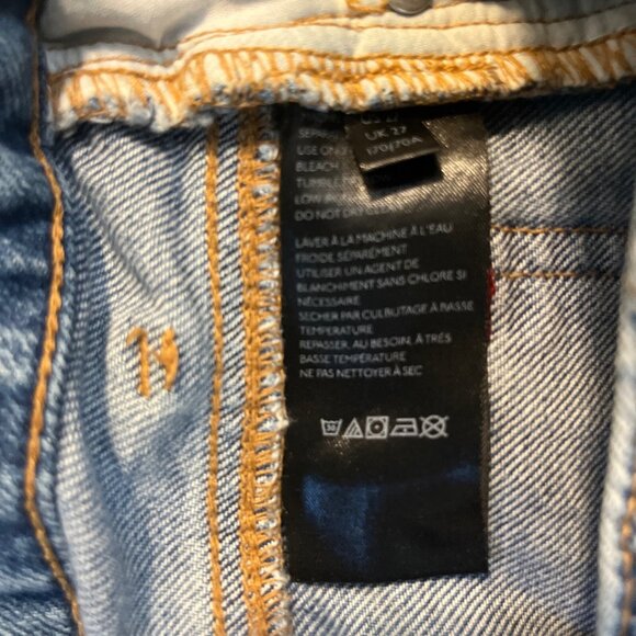 Vintage BDG USA Olympic Denim Jogger Pants With Elastic Cuffs 27 - Picture 12 of 14